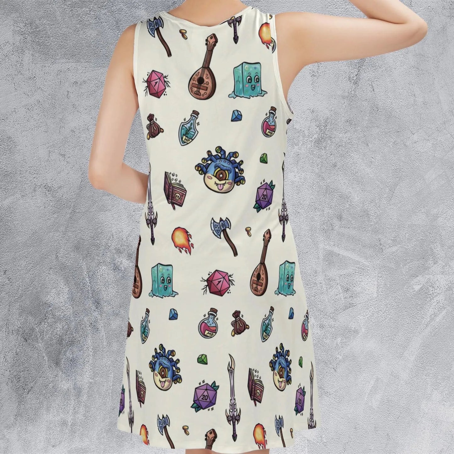 Casual Sleeveless Dress - H6UVLVTT