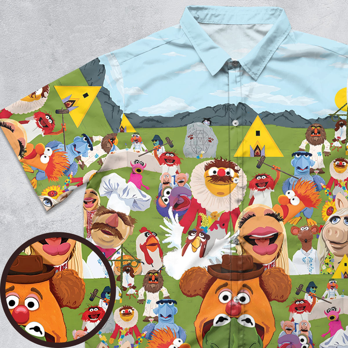 Short Sleeve Button Shirt - Q2ELSUTK