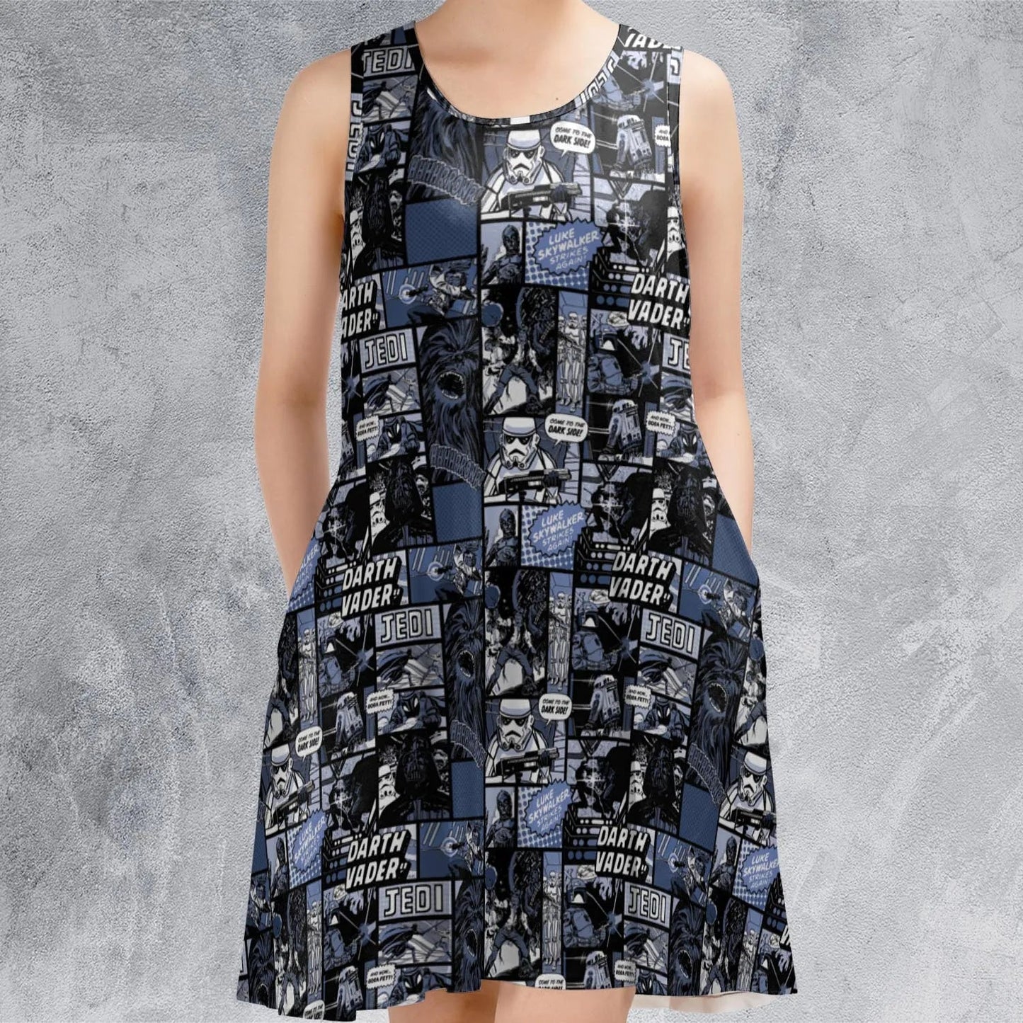 Casual Sleeveless Dress - FS5KYLAQ