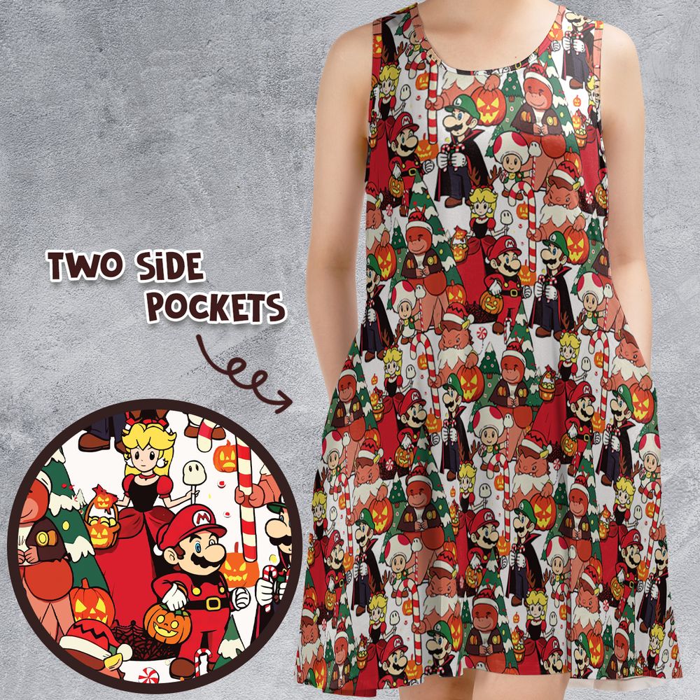 Sleeveless Dress - TSGCSBVP -  - 1