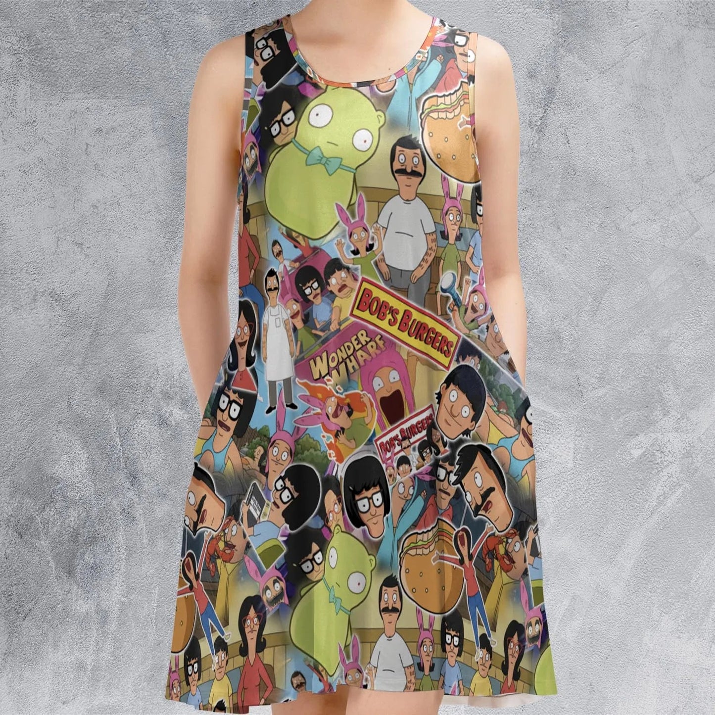 Casual Sleeveless Dress - MCS8SZFL
