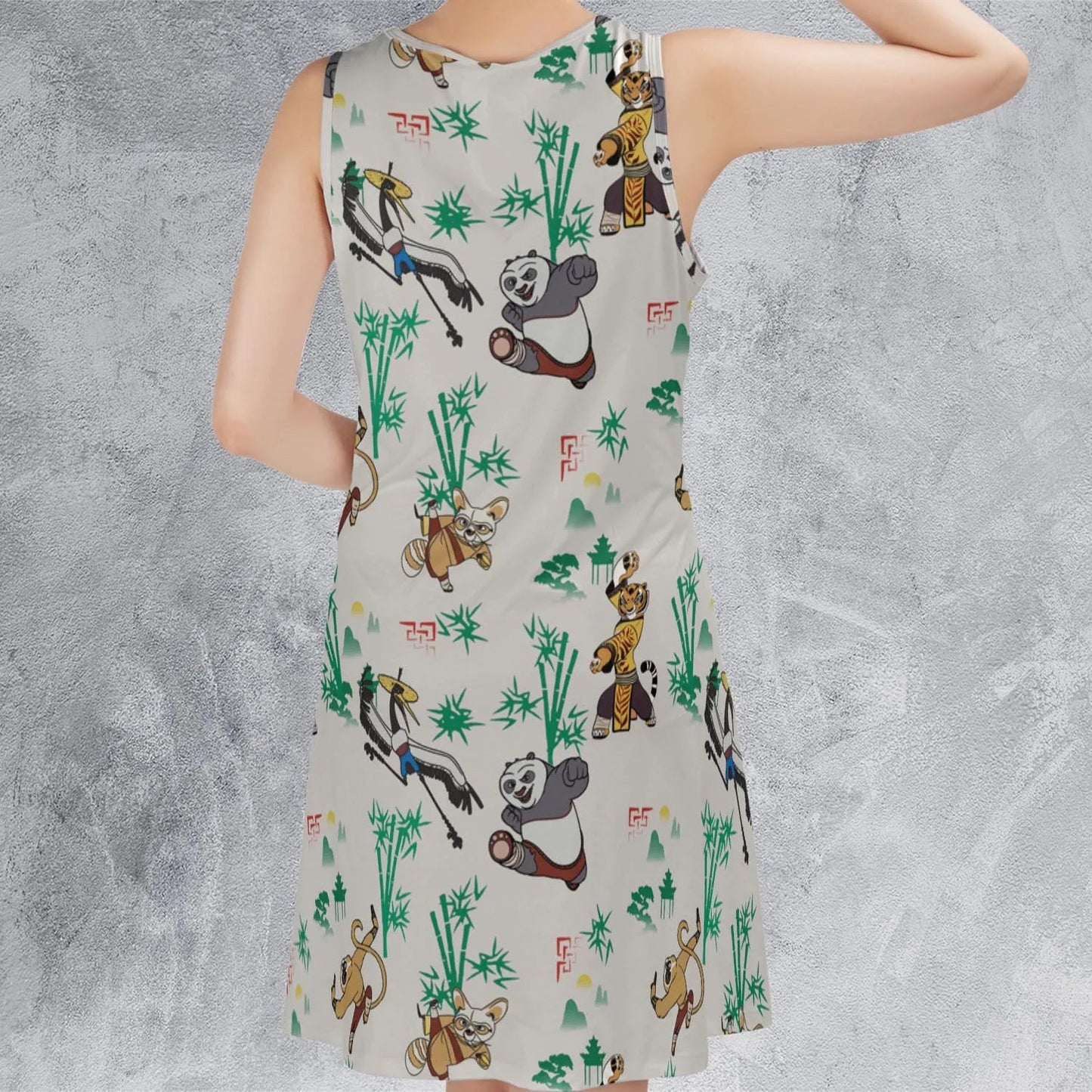 Casual Sleeveless Dress - 4LHZUF9Z