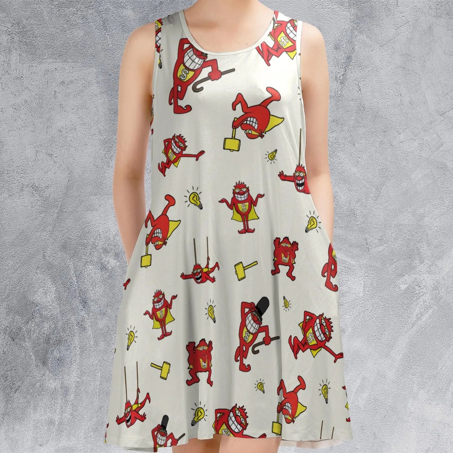 Casual Sleeveless Dress - LR6C43EV