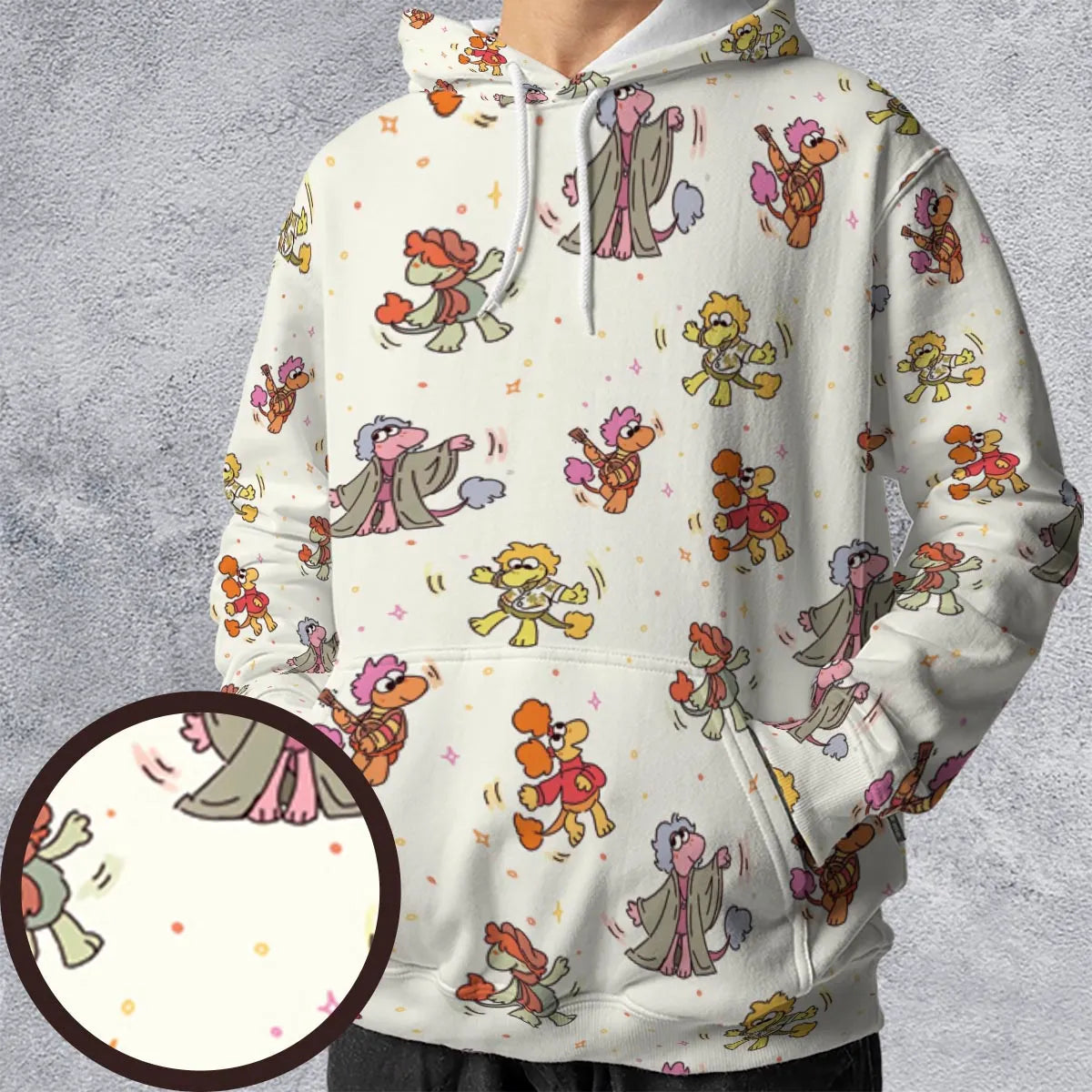 Full Print Hoodie - Y6MEGJ33