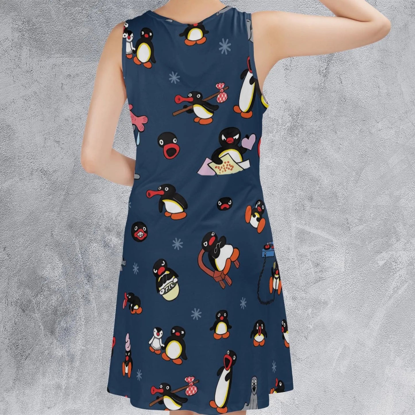 Casual Sleeveless Dress - A7W9RHYT