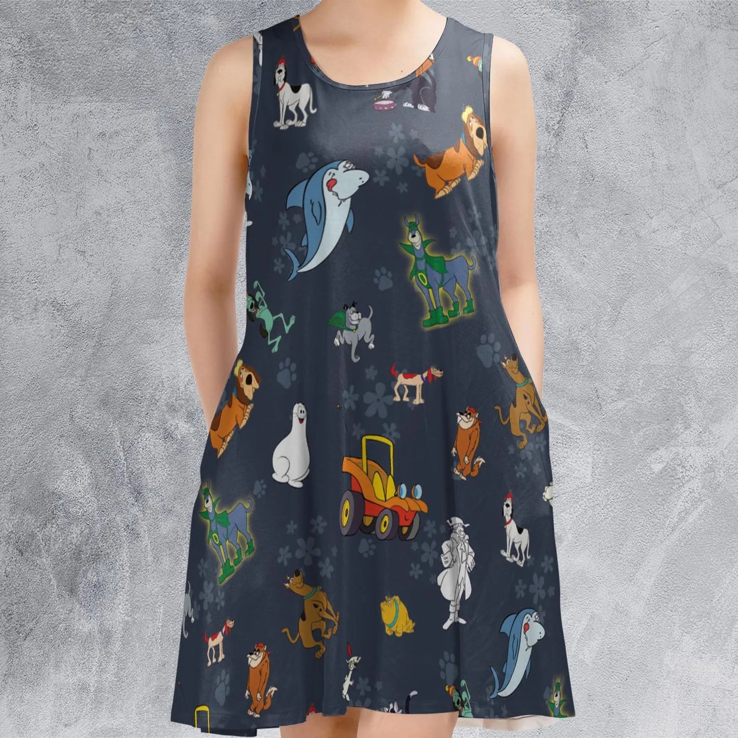 Casual Sleeveless Dress - FCHNEXX5