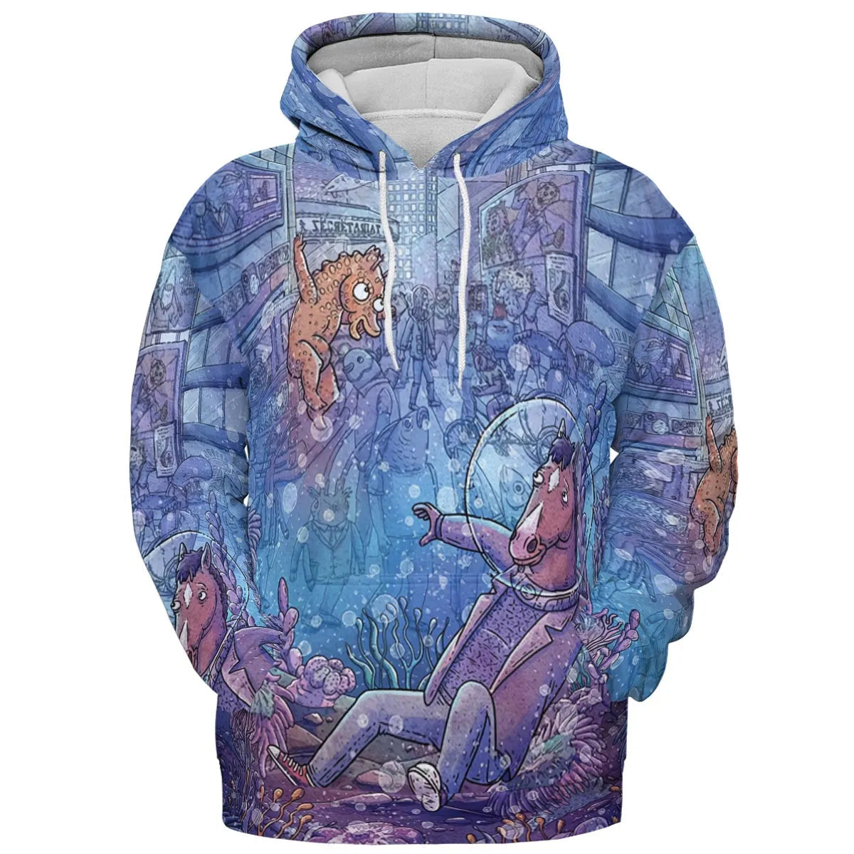 Full Print Hoodie - AZ6B93FG
