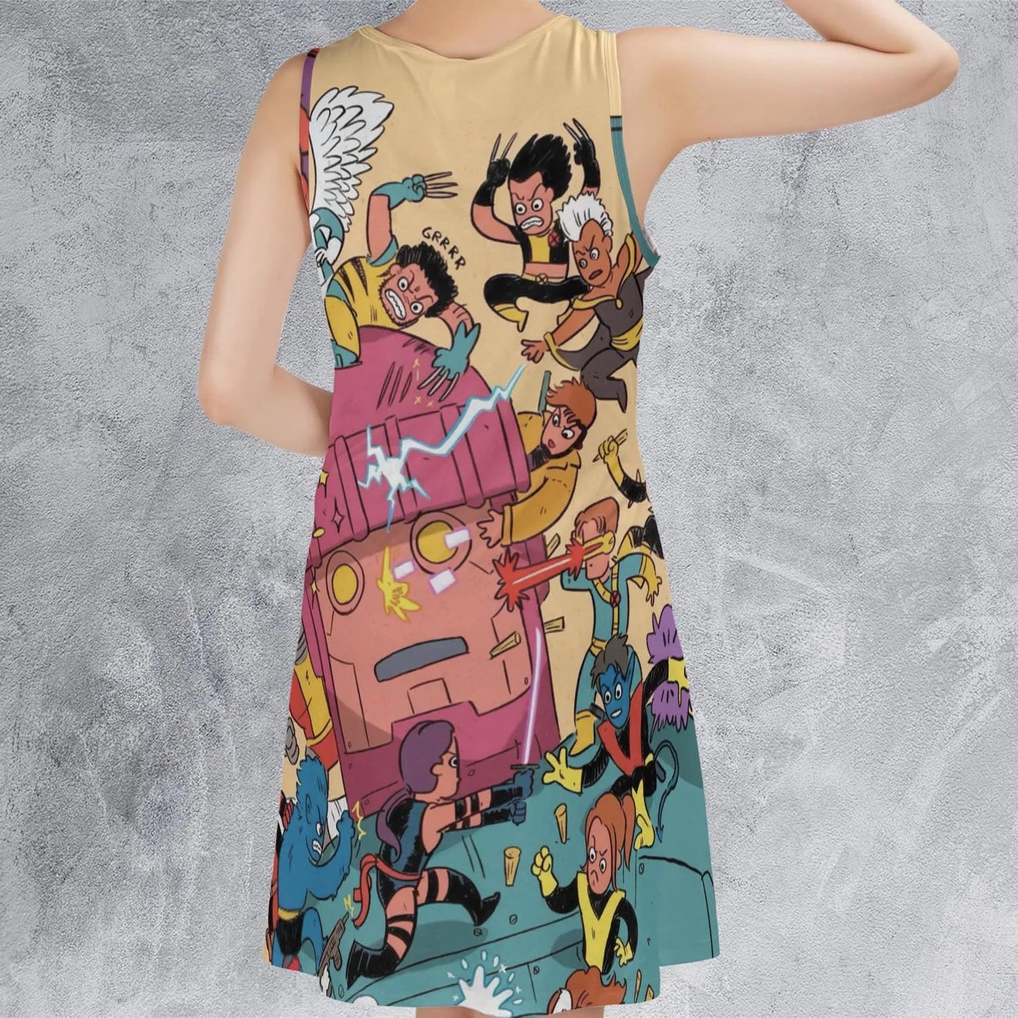 Casual Sleeveless Dress - 2XKF1S5G