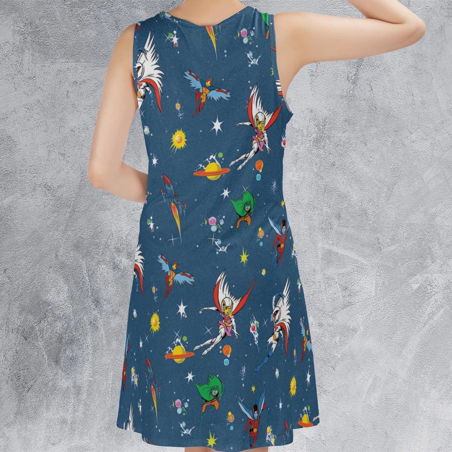 Casual Sleeveless Dress - JVLFF1N7