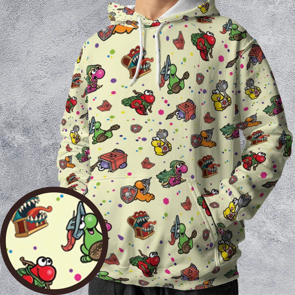 Full Print Hoodie - F684K2N3