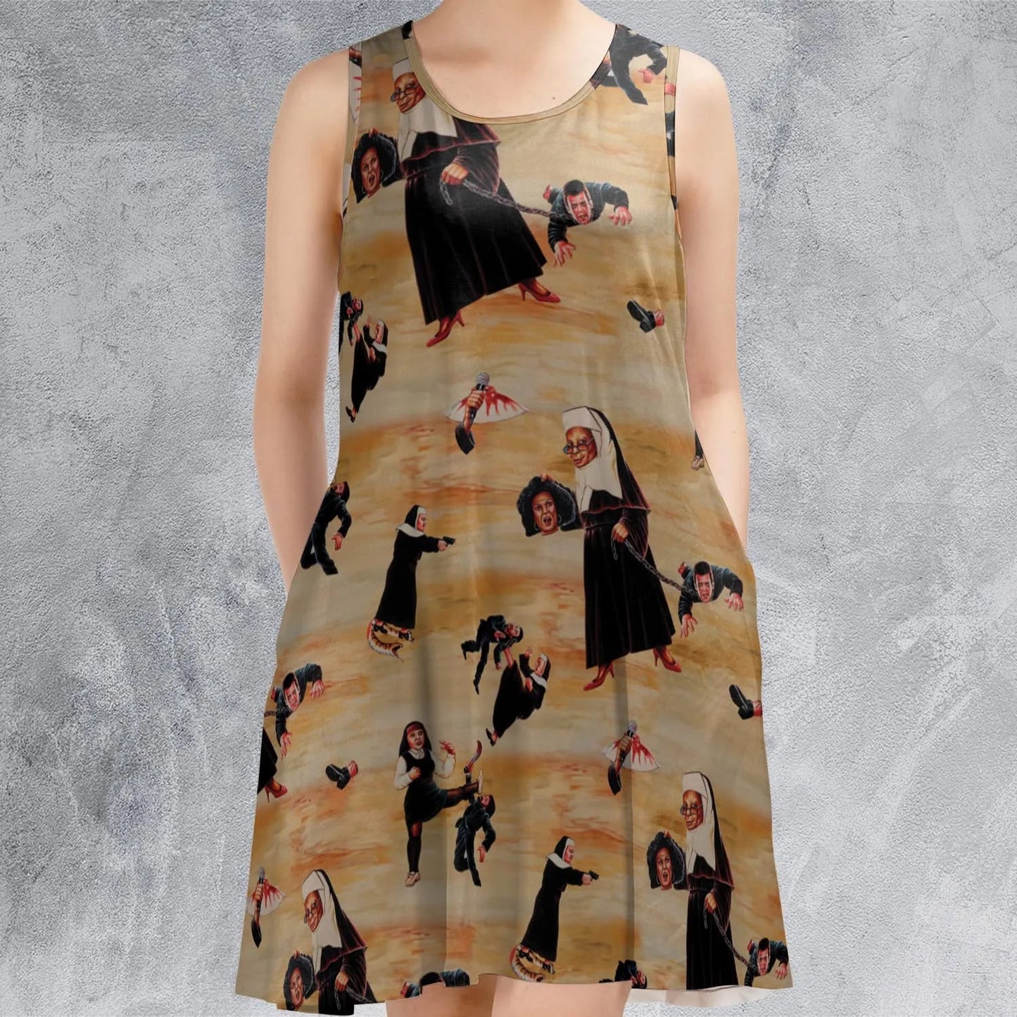 Casual Sleeveless Dress - 9ZCW1N4N