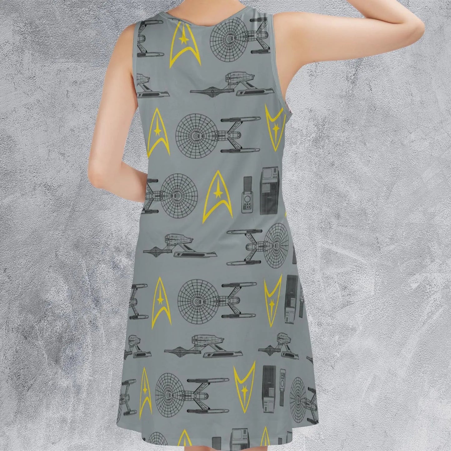 Casual Sleeveless Dress - MTR92QDV