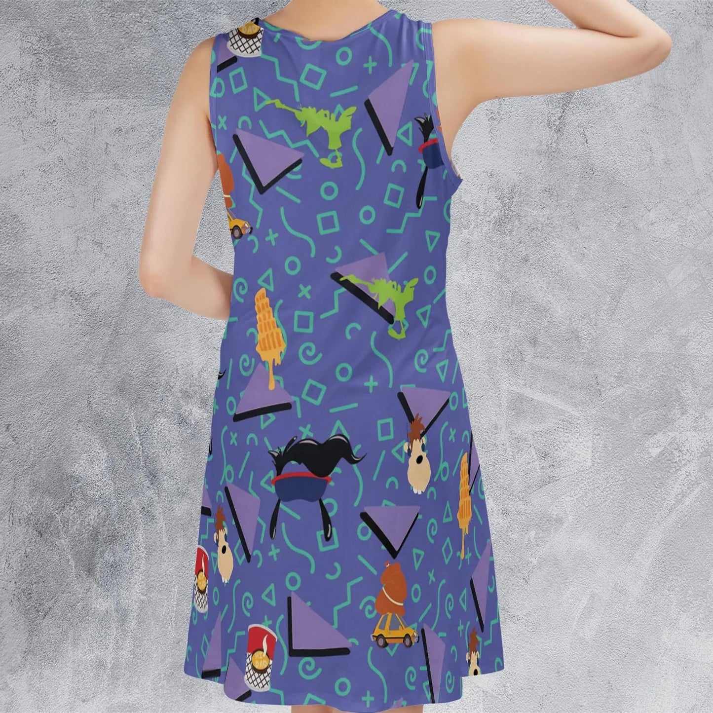 Casual Sleeveless Dress - 6S65J5F7