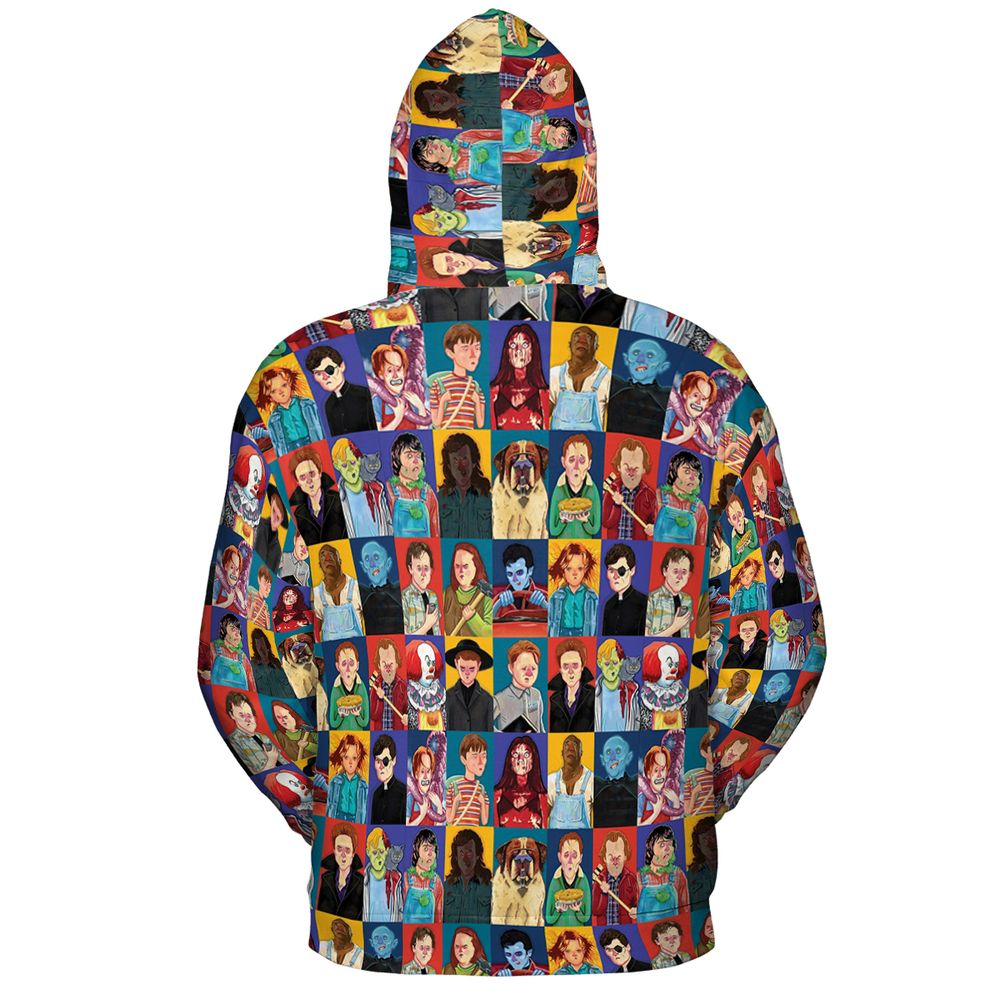 All-over Print Hoodie - EMNQZCVE -  - 4