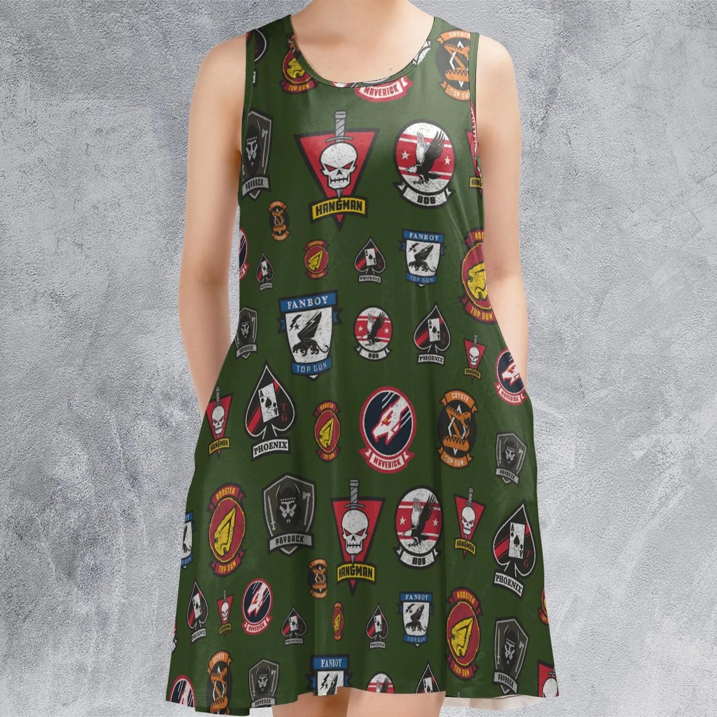 Casual Sleeveless Dress - 93NHD1ZA