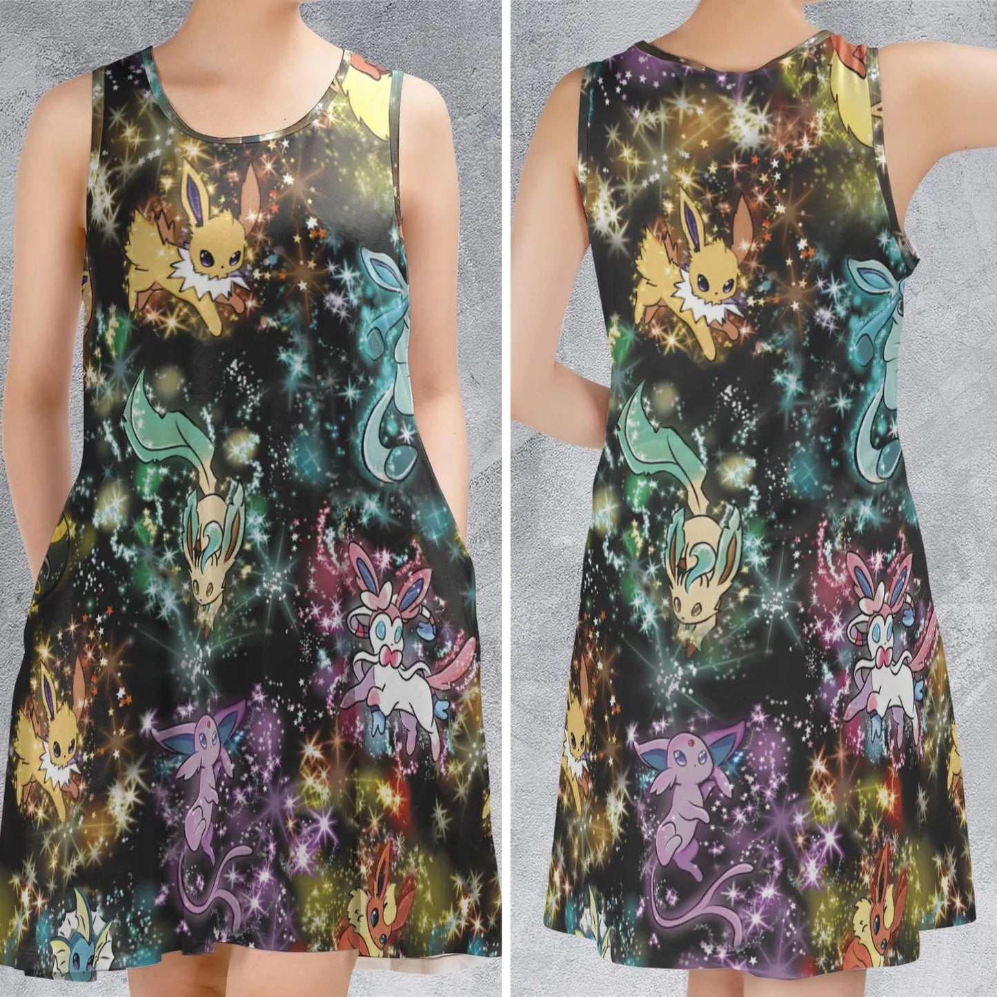Casual Sleeveless Dress - FV9DXYXK
