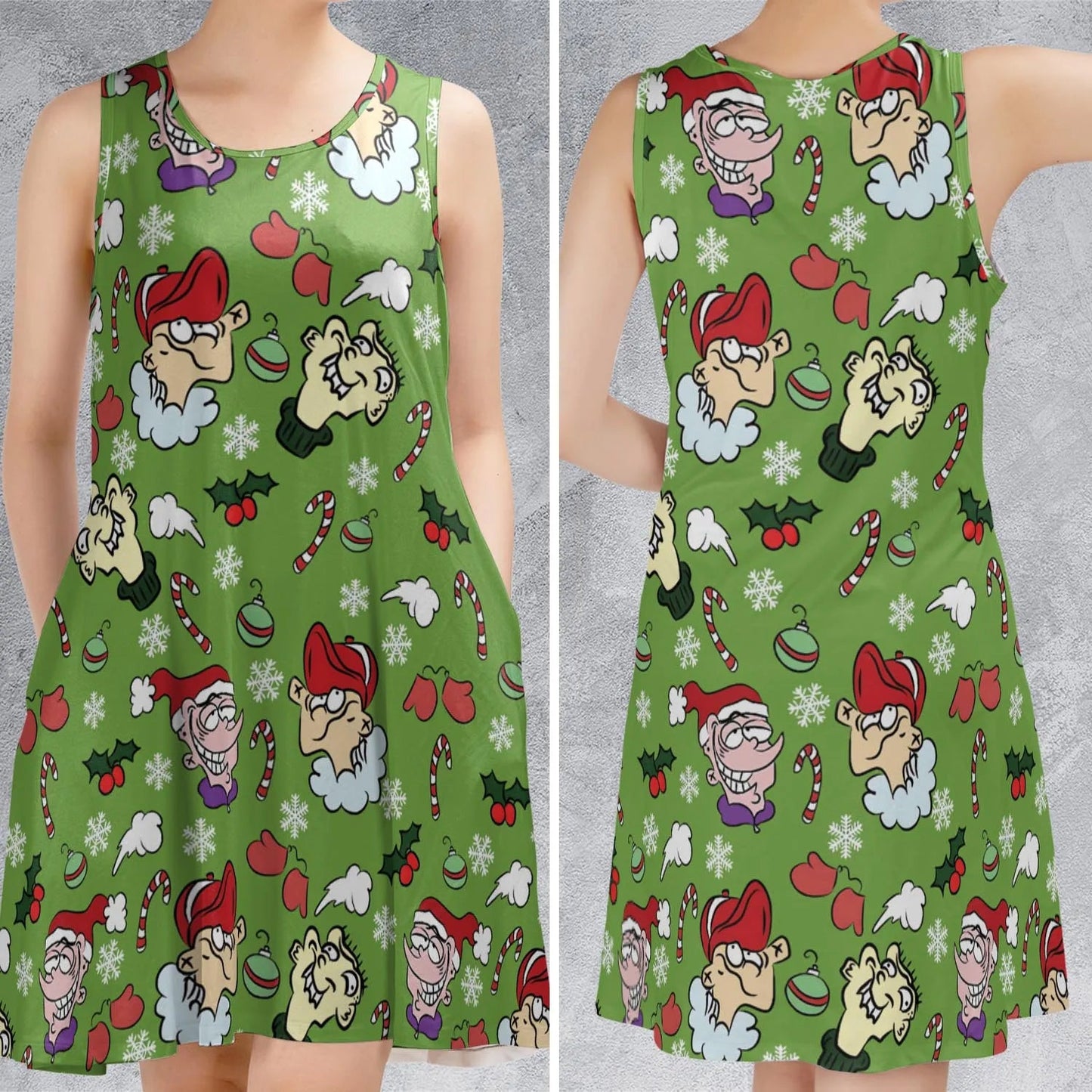 Casual Sleeveless Dress - VTSMJLAK