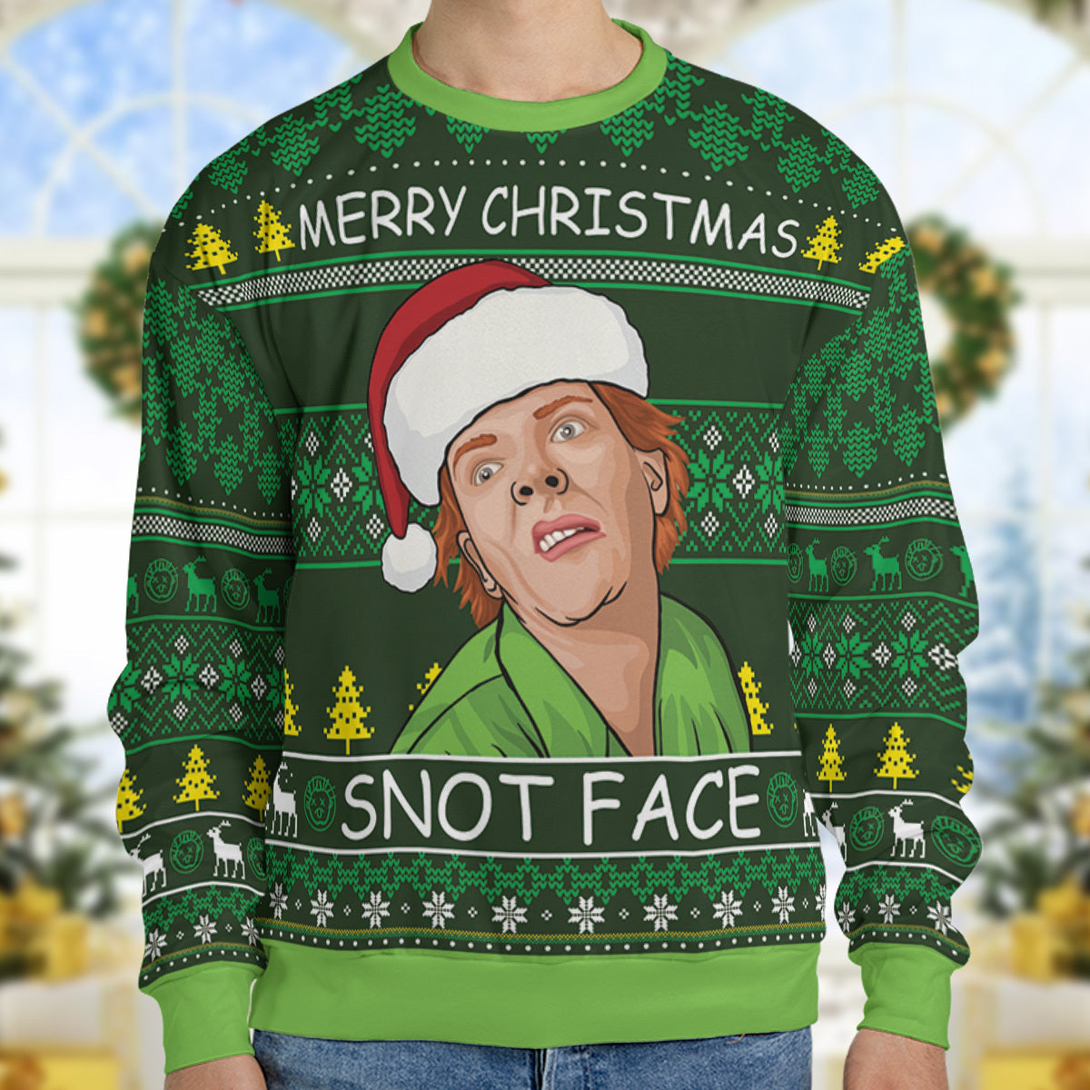 Ugly Christmas Sweatshirt - T4HFPFDP