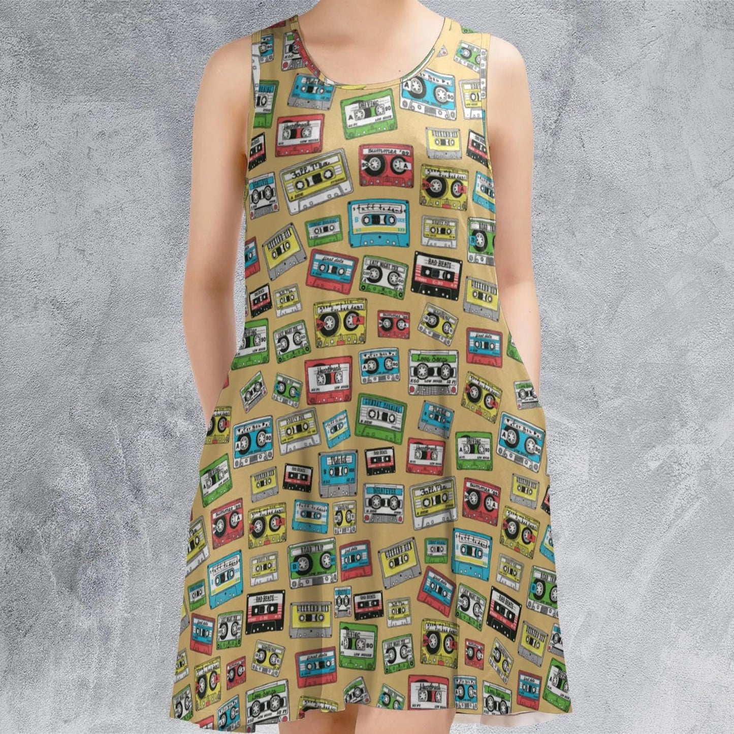Casual Sleeveless Dress - G8L523PC