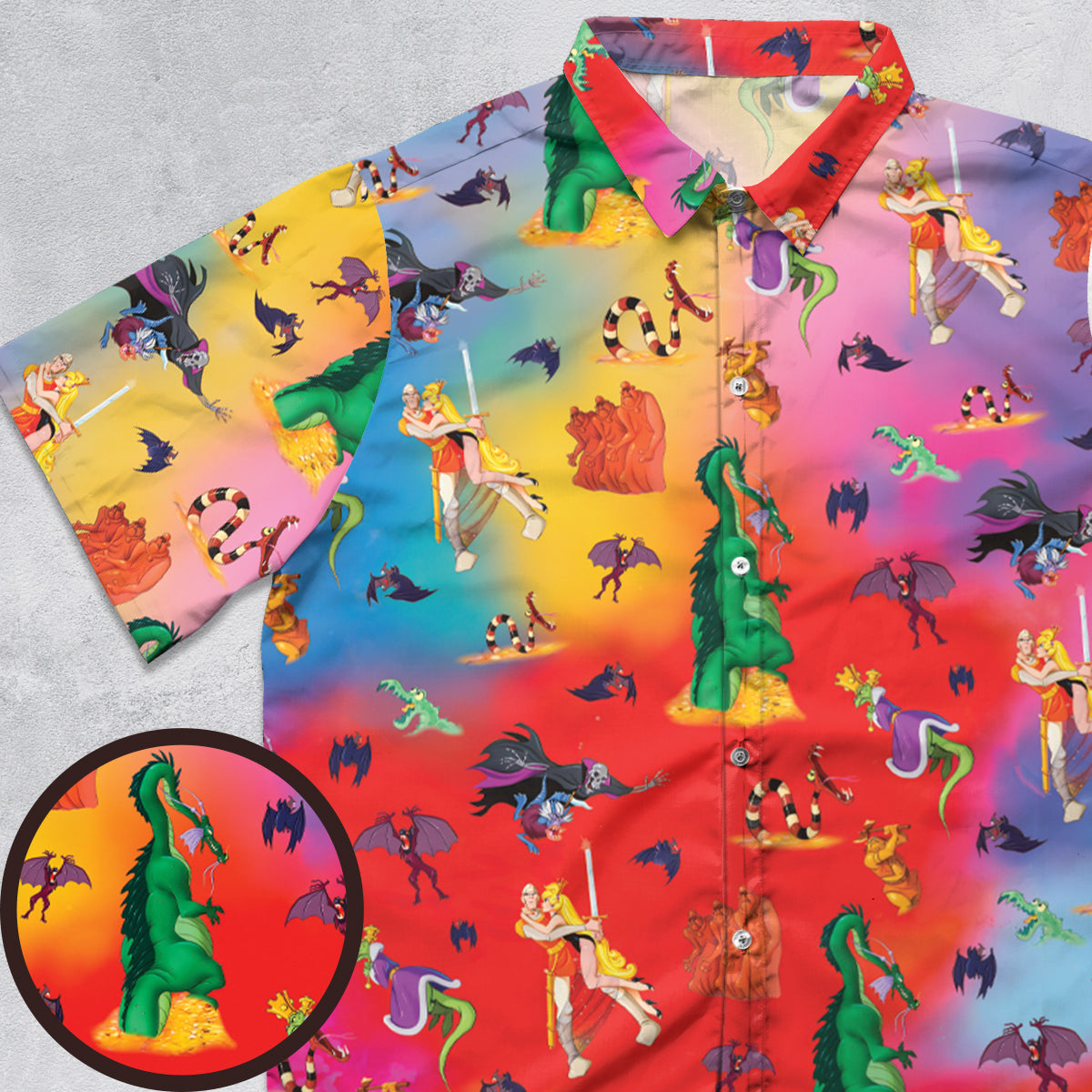 Short Sleeve Button Shirt - BRUMSFKG