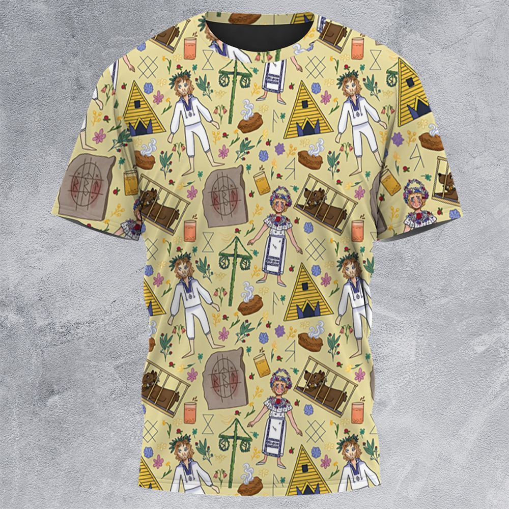 All-Over Print Unisex T-Shirt - 566EV4CX -  - 3