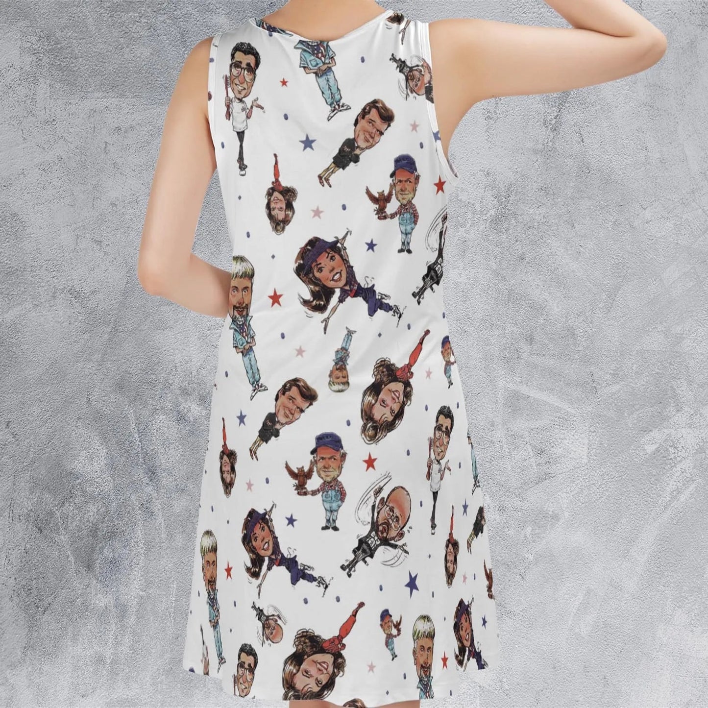 Casual Sleeveless Dress - YLJS9466