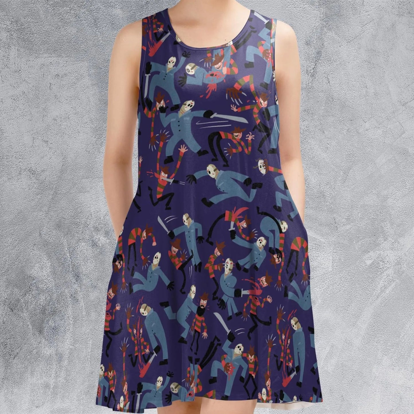 Casual Sleeveless Dress - FVLACGAR