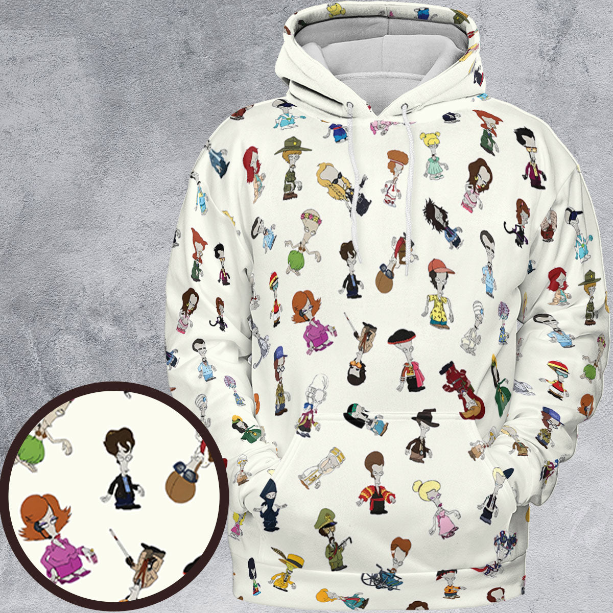 Full Print Hoodie - YXMQTNZ4