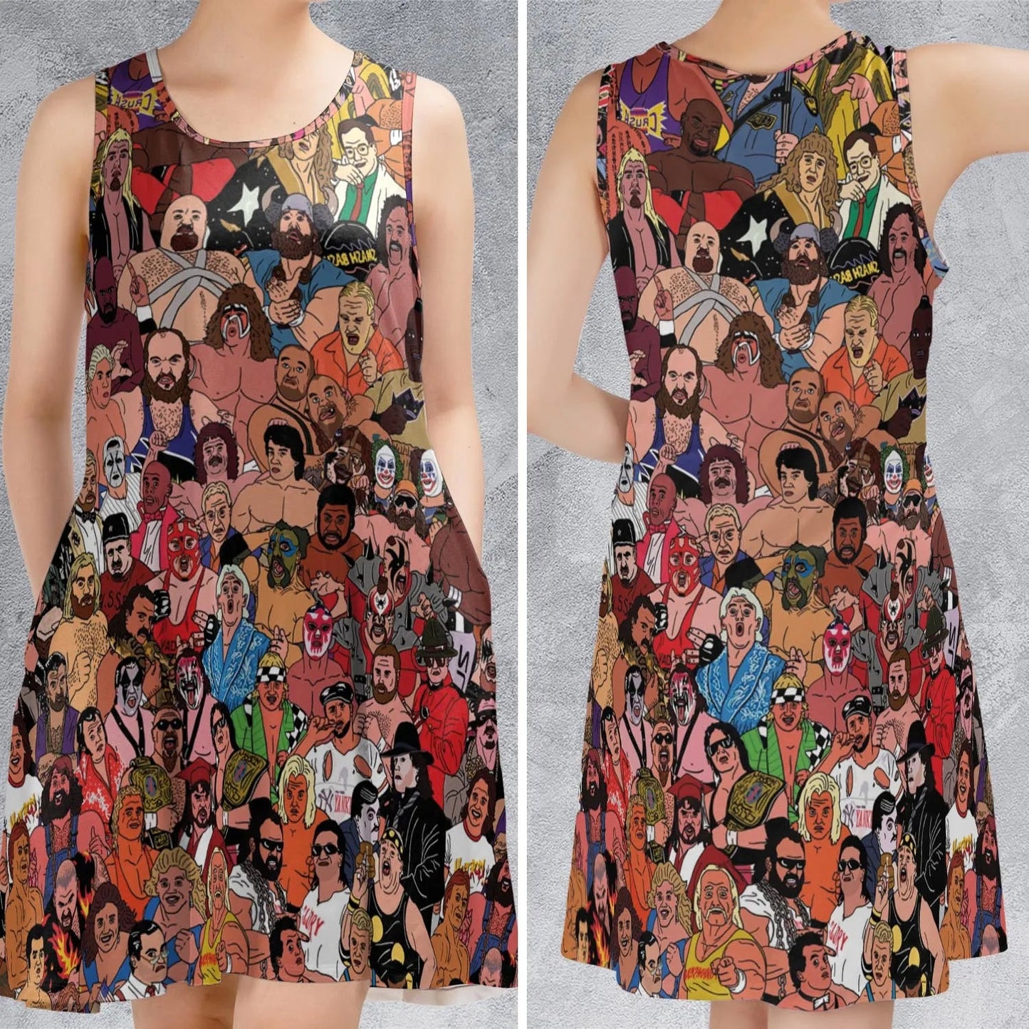 Casual Sleeveless Dress - FBEGS9PG