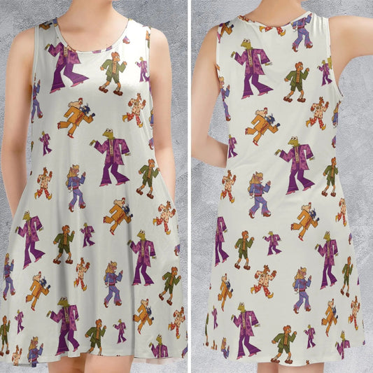 Casual Sleeveless Dress - 1ZQWQQZQ