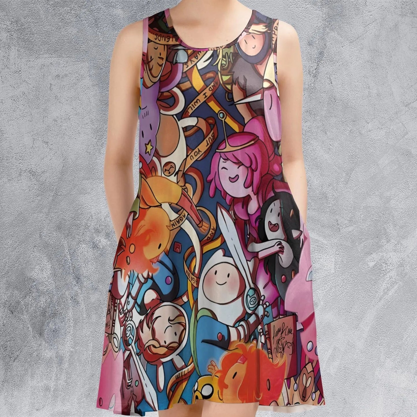 Casual Sleeveless Dress - 5WXTM5S2
