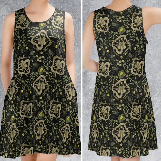 Casual Sleeveless Dress - 81TDJGMT