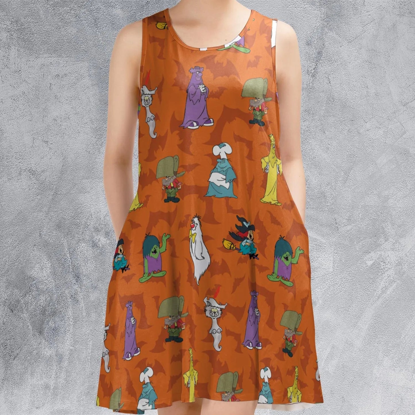 Casual Sleeveless Dress - 2VDTM29U
