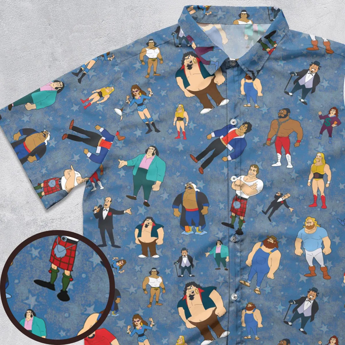 Short Sleeve Button Shirt - DF523TYS