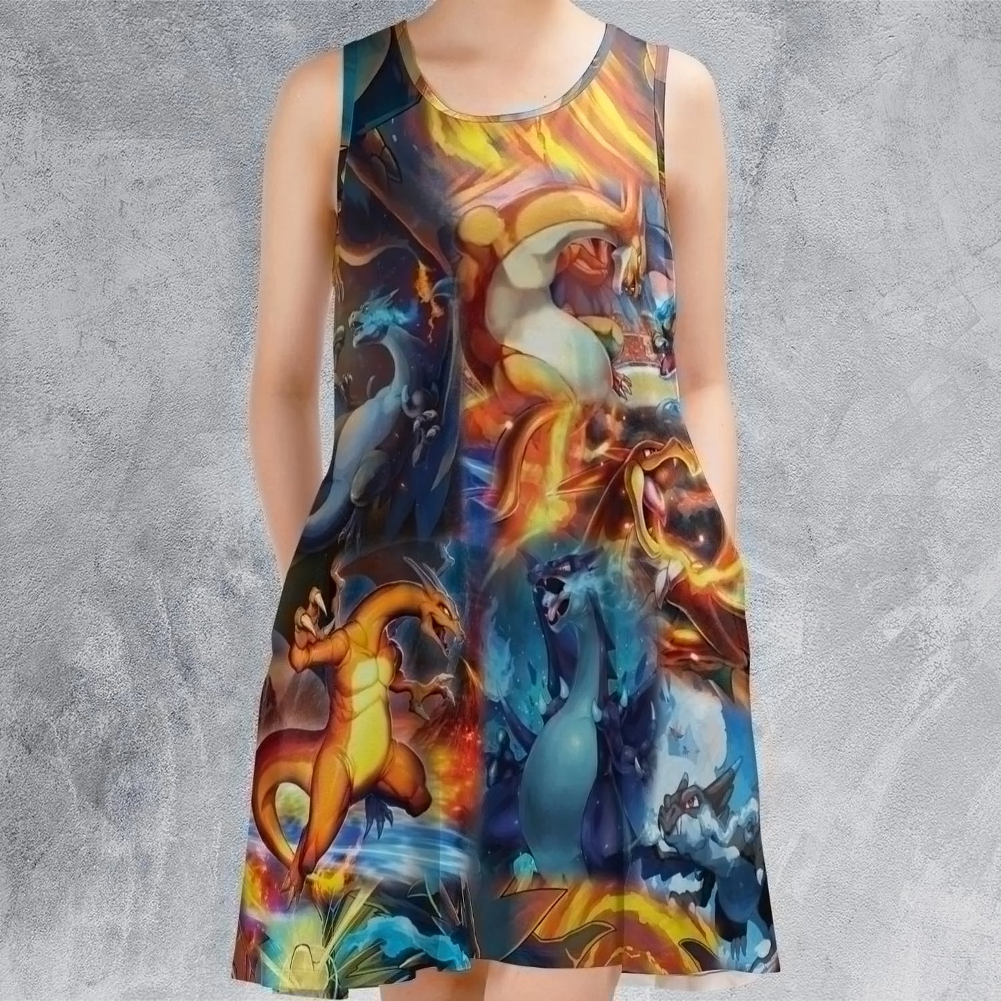 Casual Sleeveless Dress - KCXUKE1F