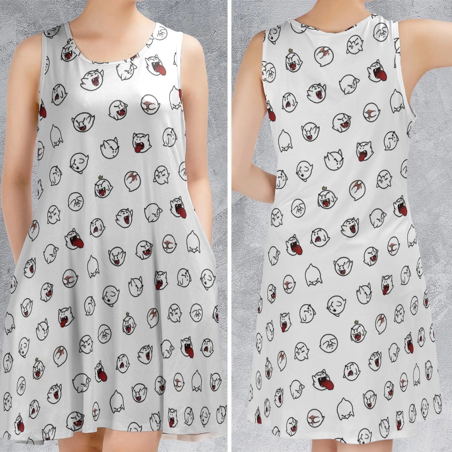Casual Sleeveless Dress - 5HDDPGL1