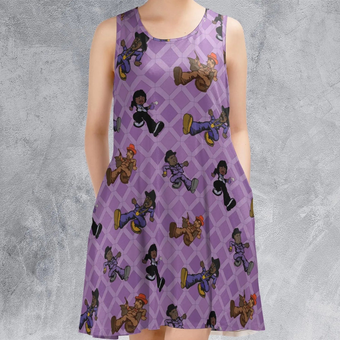 Casual Sleeveless Dress - LGAZF83P