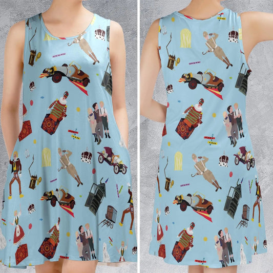 Casual Sleeveless Dress - 2261LAK1