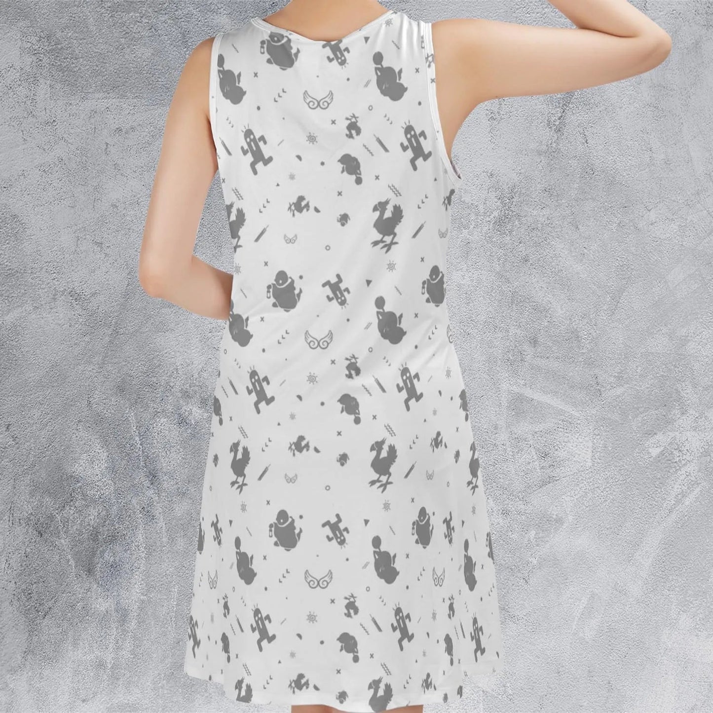 Casual Sleeveless Dress - 9MBM3HGL