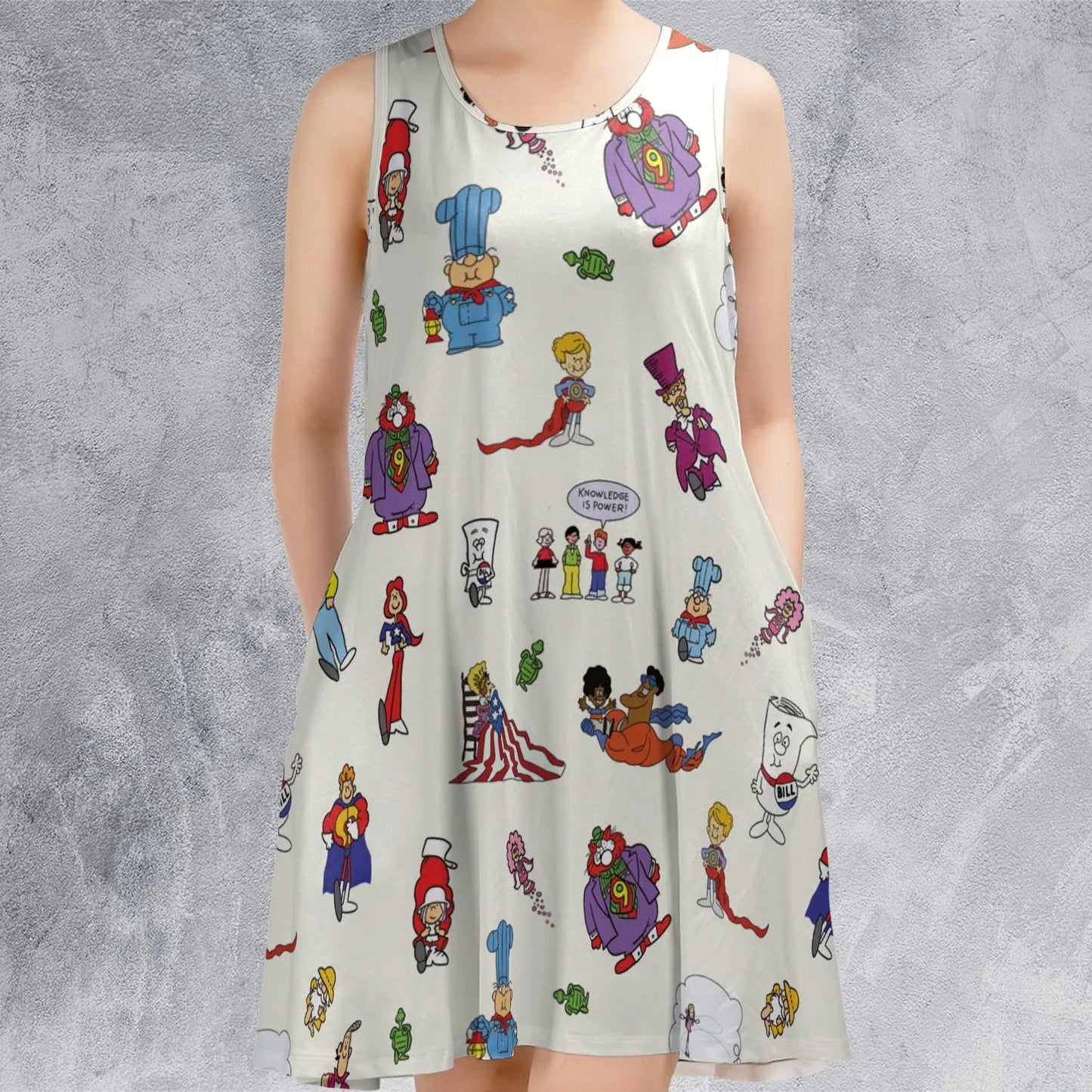 Casual Sleeveless Dress - NMYUMSLR