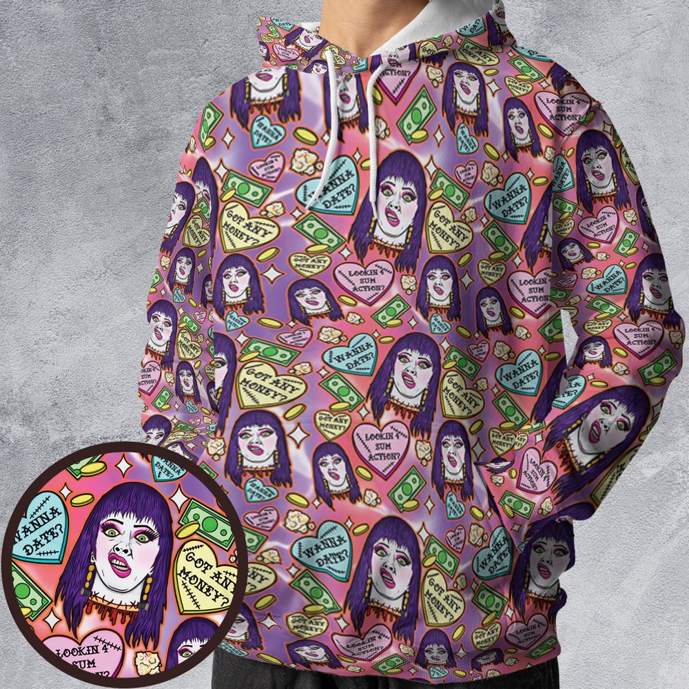 All-over Print Hoodie - W9KCD3PY -  - 1