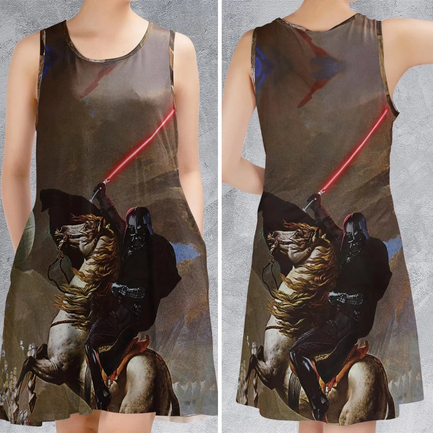 Casual Sleeveless Dress - EYRN4DUS
