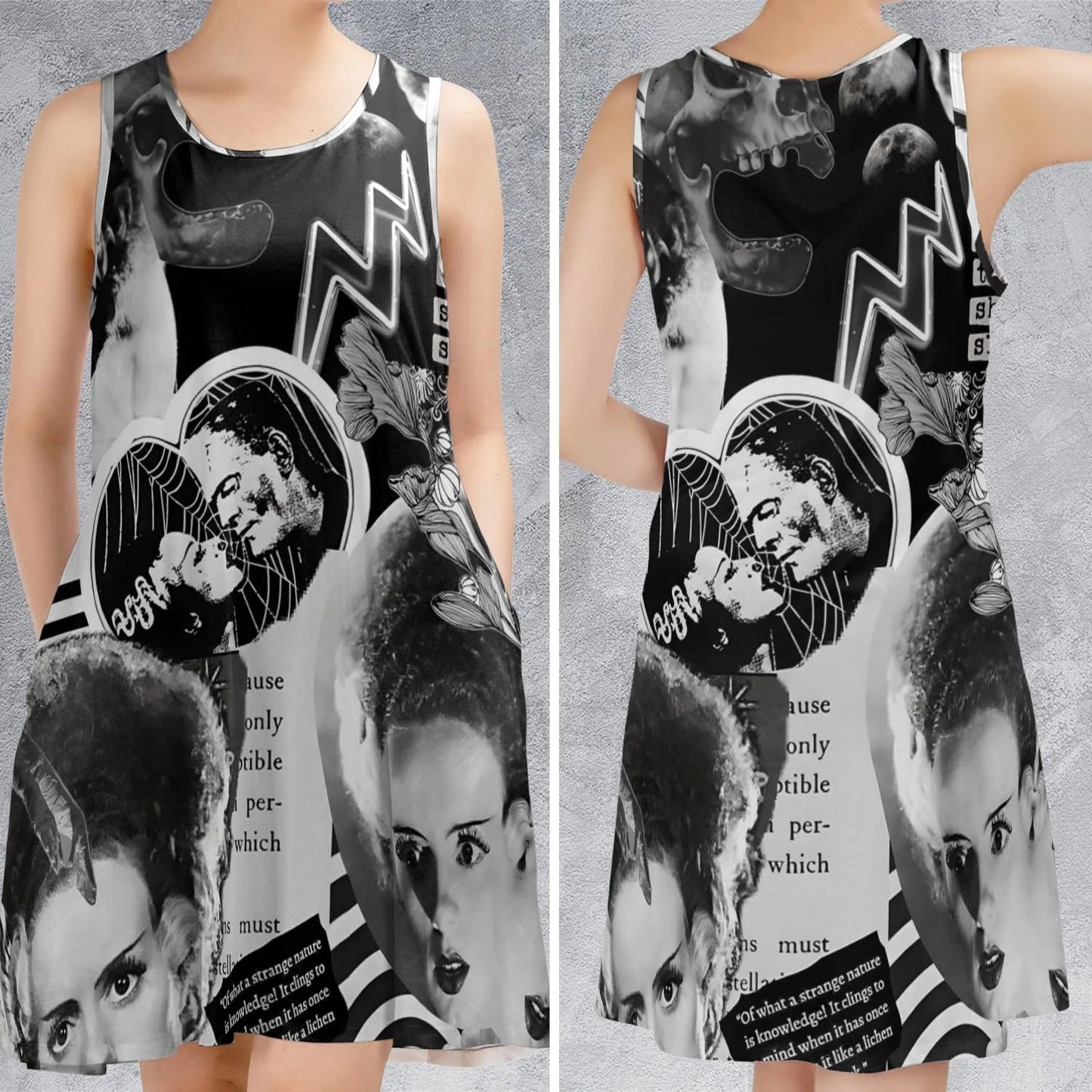 Casual Sleeveless Dress - HZ93B2VQ