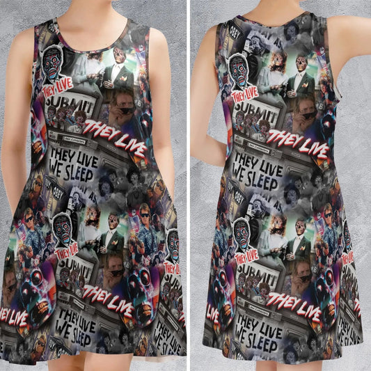 Casual Sleeveless Dress - 633X7L57