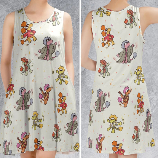 Casual Sleeveless Dress - 4TRZDYH9