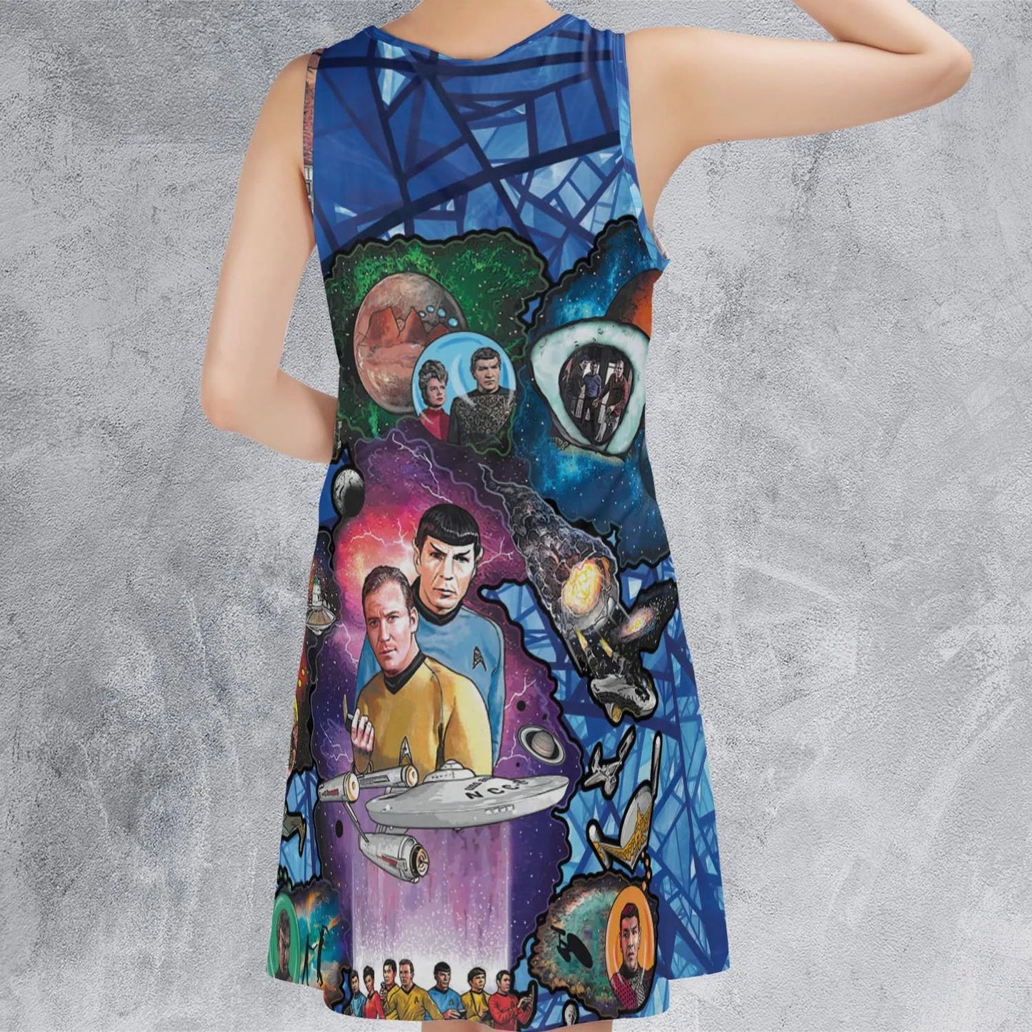 Casual Sleeveless Dress - TDJBJZYU
