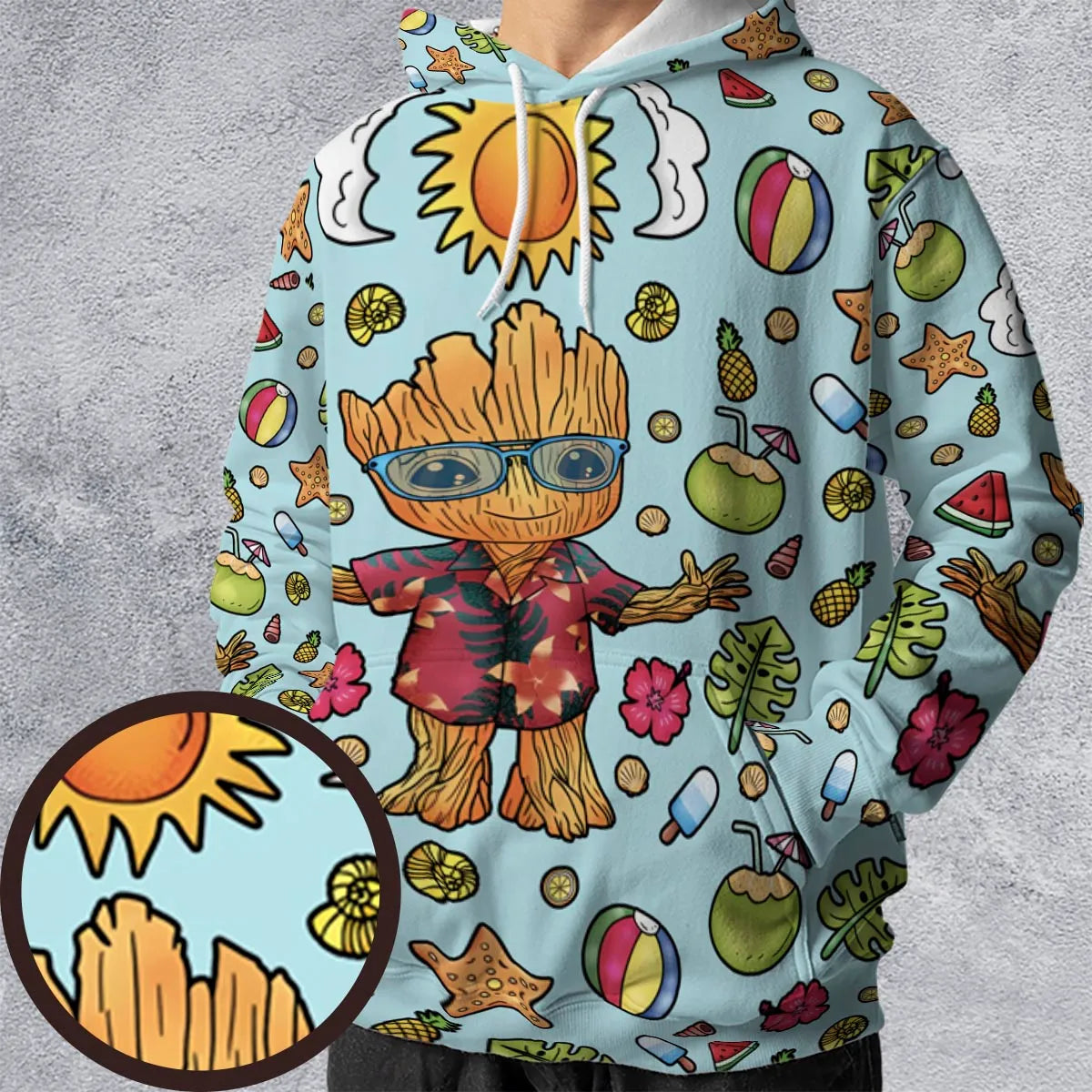 Full Print Hoodie - FWR897GW