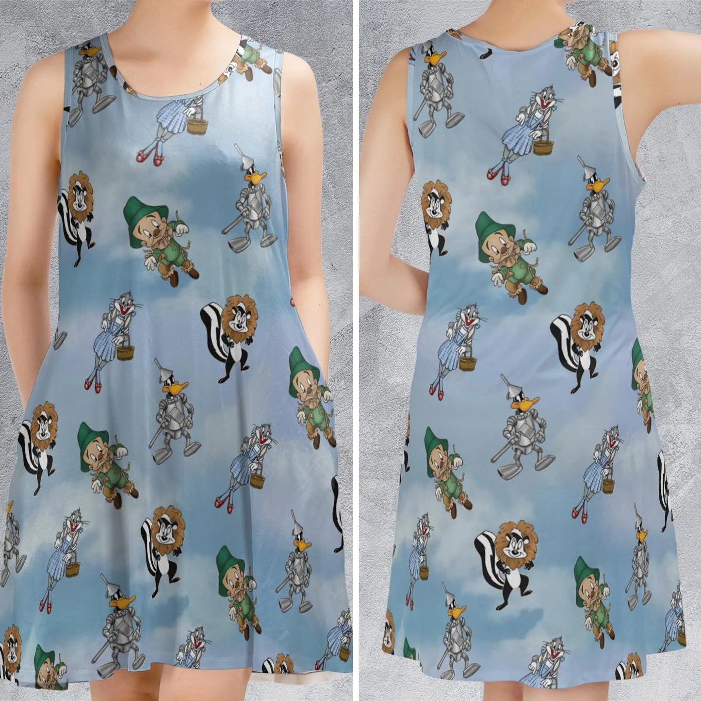 Casual Sleeveless Dress - R5353DHP