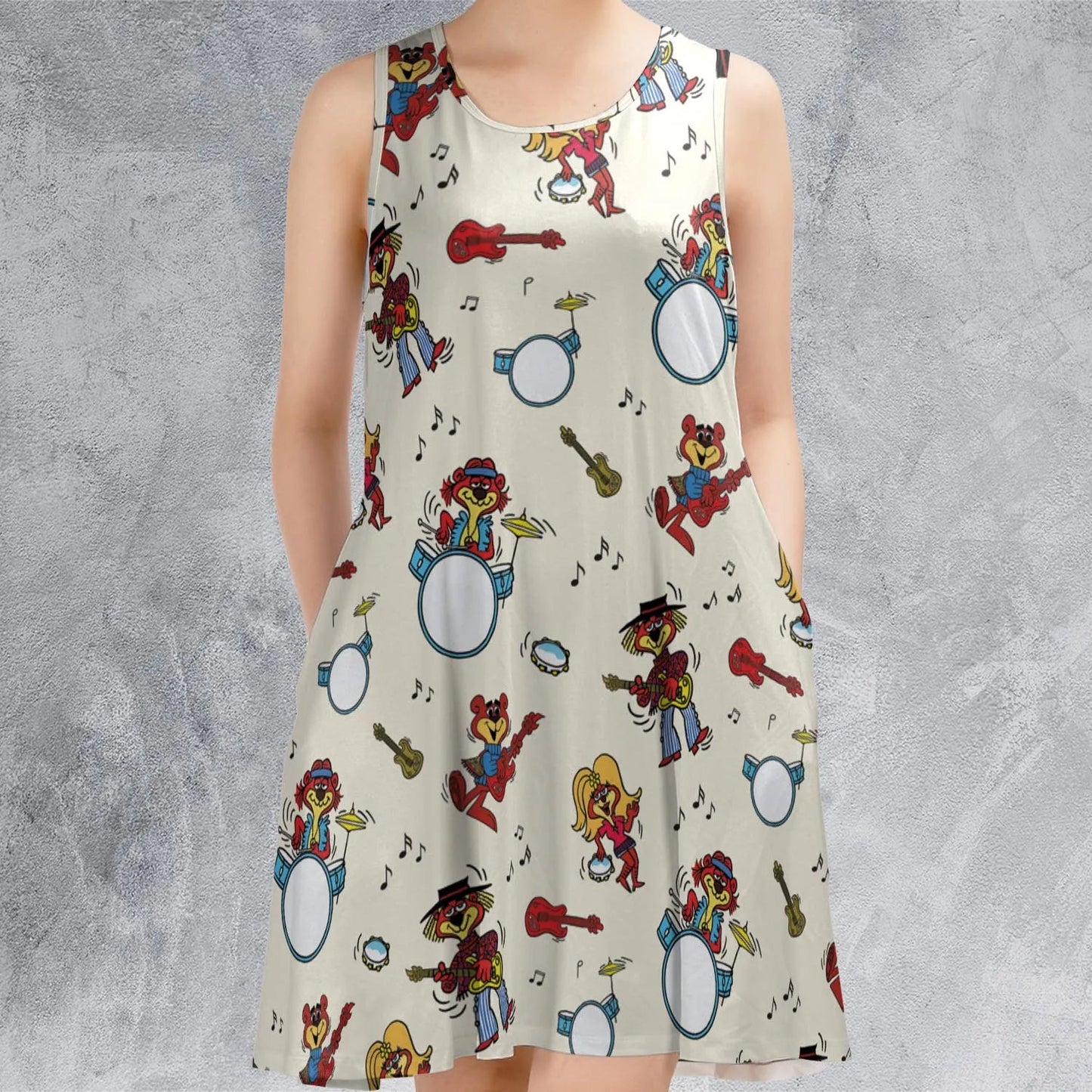 Casual Sleeveless Dress - 48YWQGAM