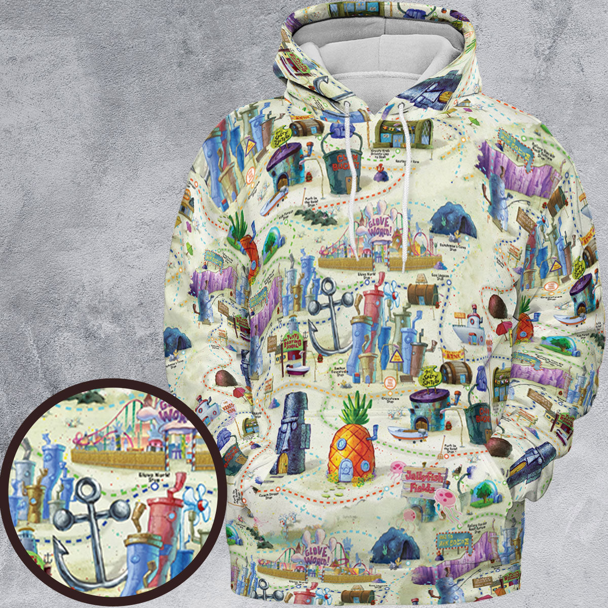 Full Print Hoodie - 2UN2X4TH